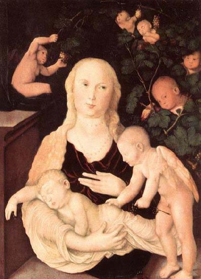 Hans Baldung Grien Virgin of the Vine Trellis